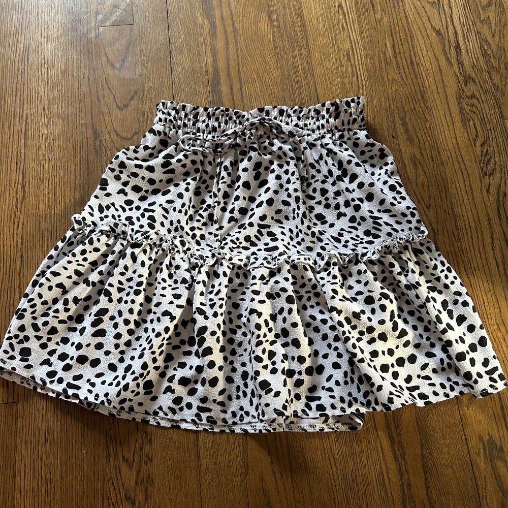 Cow print skirt Medium
